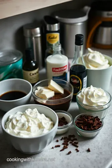 Decadent Mudslide Milkshake: A Creamy Indulgence ingredients