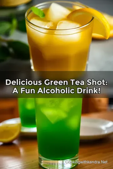 Delicious Green Tea Shot: A Fun Alcoholic Drink!