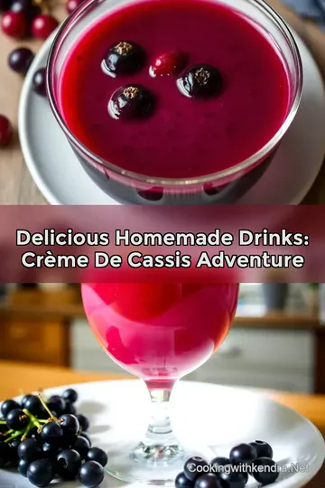 Delicious Homemade Drinks: Crème de Cassis Adventure