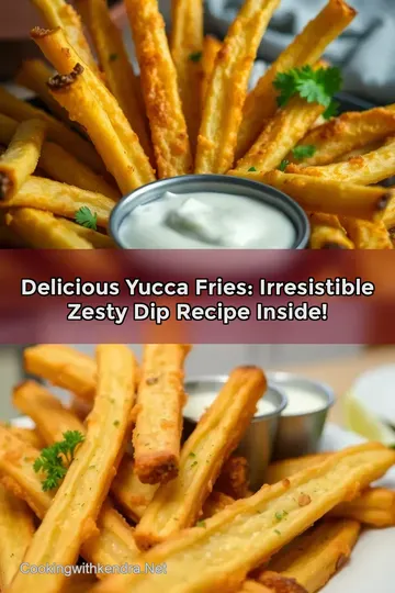 Delicious Yucca Fries: Irresistible Zesty Dip Recipe Inside!