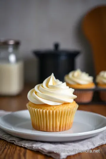 Deliciously Dairy-Free Vanilla Cupcakes presentation
