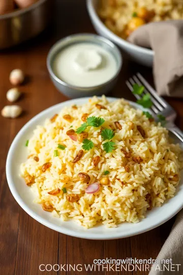 Delightful Peshwari Rice presentation