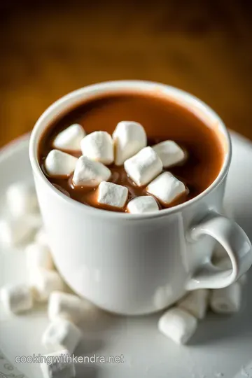 Deluxe Hot Chocolate with Marshmallows presentation