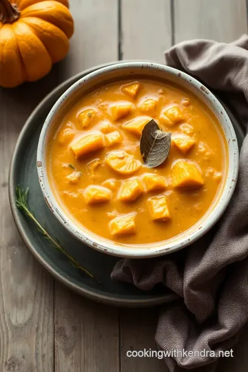 Discover Tökfőzelék: Creamy Hungarian Pumpkin Stew presentation