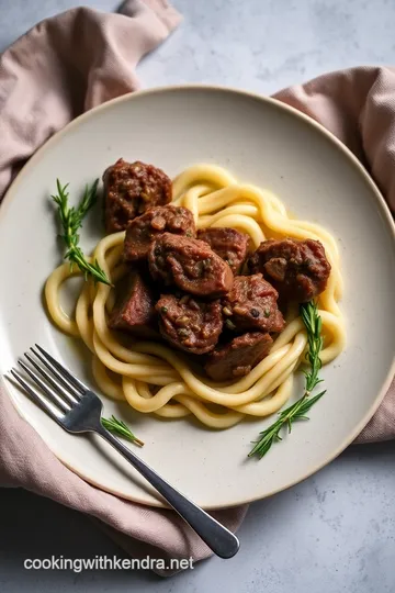 Elevated Lamb Noisettes with Rosemary-Garlic Crust presentation