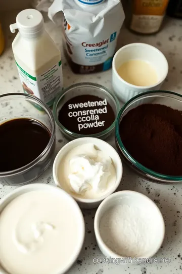 Chocolate Fudge Pops ingredients