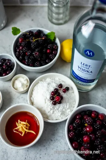 Homemade Cassis Liqueur: A Sweet Taste of France ingredients