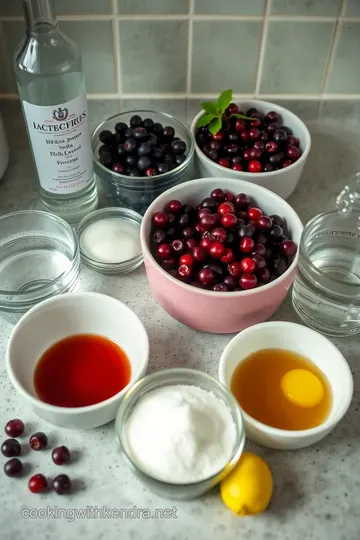Homemade Crème de Cassis: The Velvet Elixir ingredients