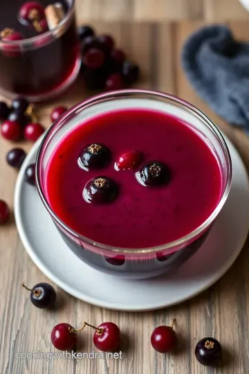 Homemade Crème de Cassis: The Velvet Elixir presentation