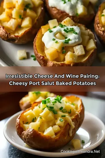 Irresistible Cheese and Wine Pairing: Cheesy Port Salut Baked Potatoes