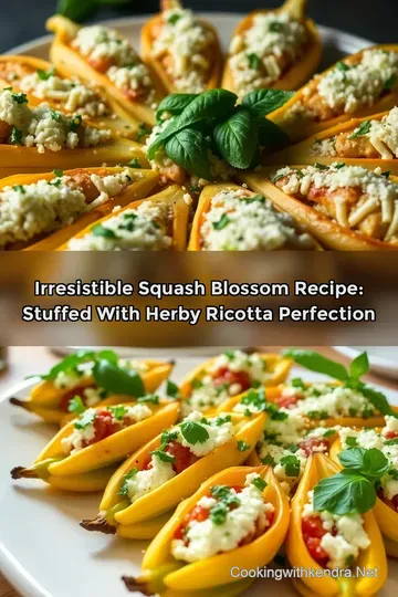 Irresistible Squash Blossom Recipe: Stuffed with Herby Ricotta Perfection