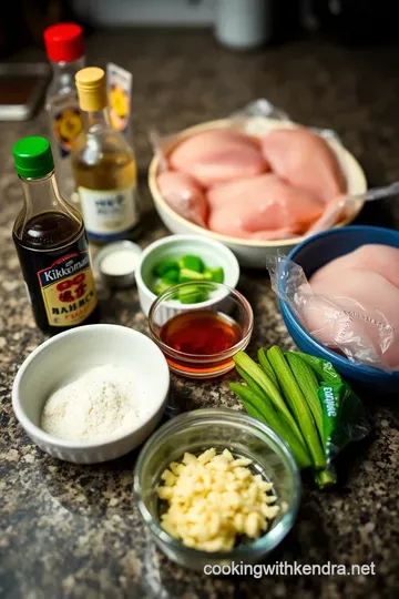Kikkoman Teriyaki Chicken Skewers ingredients