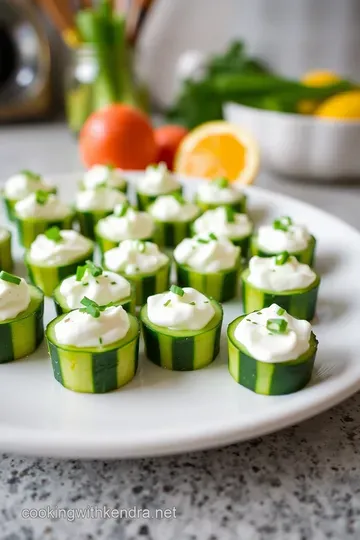Mini Cucumber Bites with Herbed Cream Cheese steps