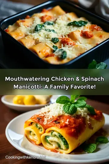 Mouthwatering Chicken & Spinach Manicotti: A Family Favorite!