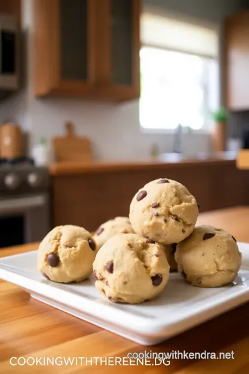 Gluten-Free Cookie Dough Ice Cream Treats steps