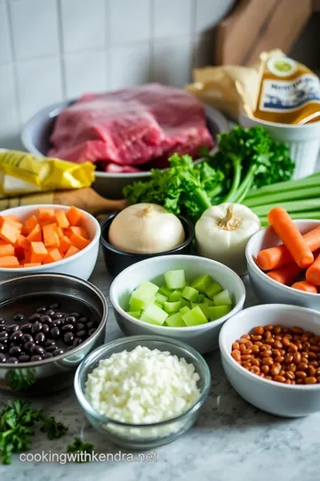 Perfectly Braised Silverside of Beef ingredients