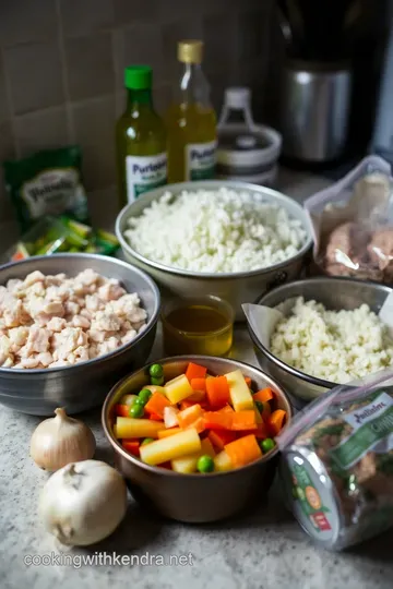 Peruvian Chicken Chaufa: A Flavorful Fried Rice Delight ingredients