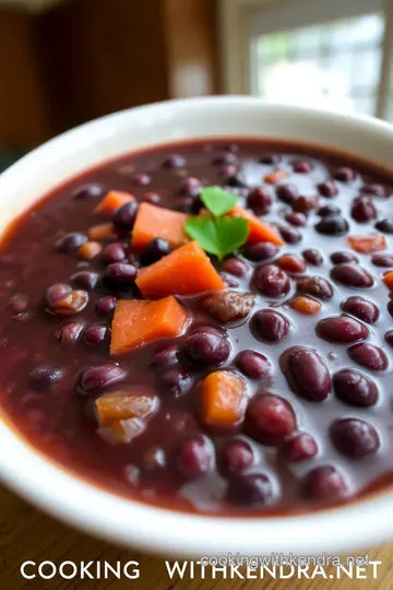 Purple Black Bean Soup steps