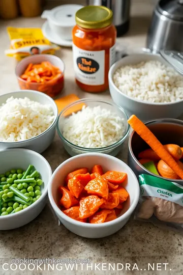 Kimchi Rice Cooker Delight ingredients