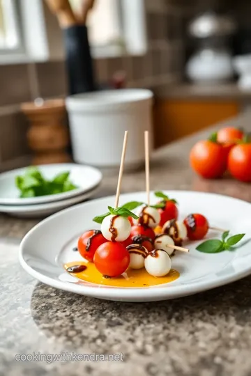 Mini Caprese Skewers steps