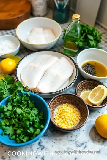 Pan-Seared Zander with Lemon Butter Sauce ingredients