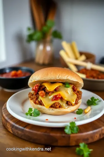 Quick Southwestern Sloppy Joes presentation