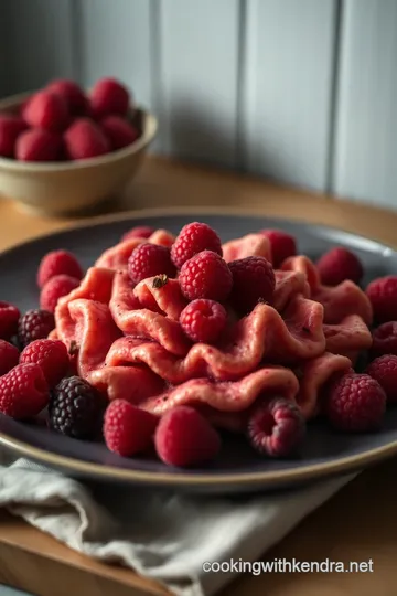 Raspberry Ruffles Recipe presentation