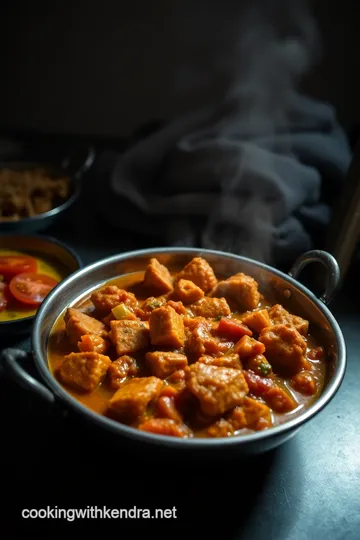 Rich and Luscious Chasni Curry presentation