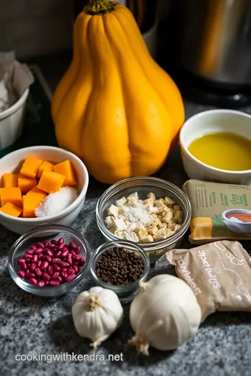 Roasted Crown Prince Squash with Herb Infusion ingredients