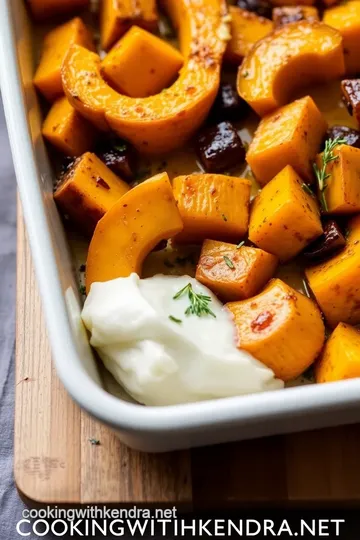 Roasted Sweetmeat Squash with Maple Glaze presentation