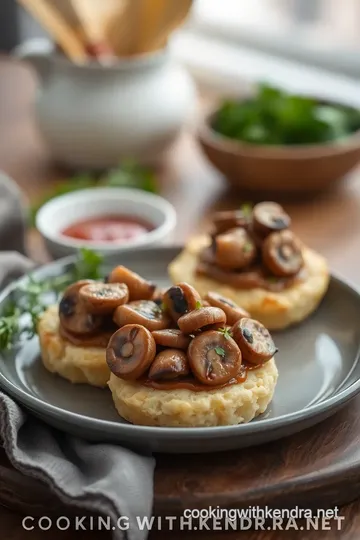 Majorcan Mushroom Tapas presentation