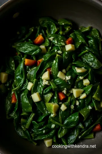Sautéed Spinach: A Simple and Savory Side presentation