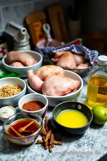 Savory Five Spice Powder Roasted Chicken ingredients