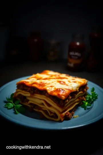 Savory Lasagne with Dolmio Sauce presentation