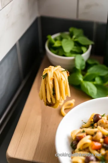 Savory Mushroom and Spinach Conchigliette Bake steps