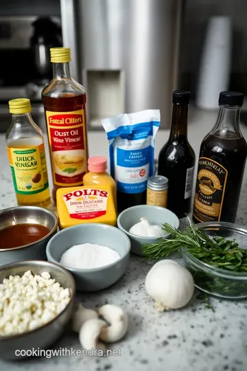 Savory Smoked Tri Tip with Herb Marinade ingredients