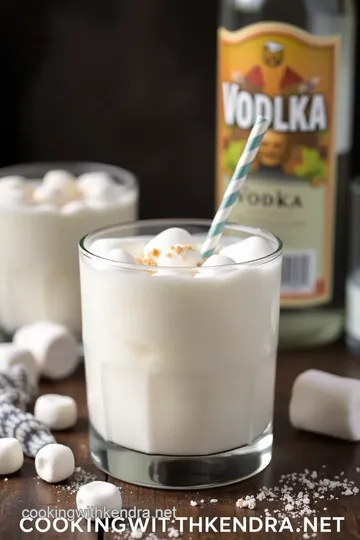 Marshmallow Vodka Delight presentation