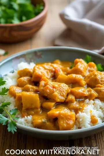 Leftover Goose Curry in the Slow Cooker presentation