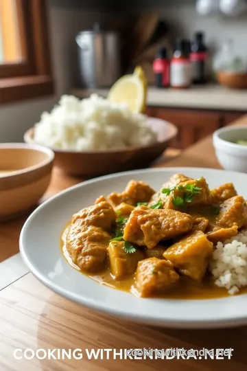 Leftover Goose Curry in the Slow Cooker steps