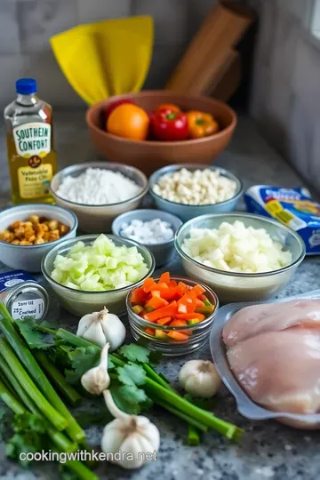 Southern Comfort: Classic Chicken Gumbo ingredients