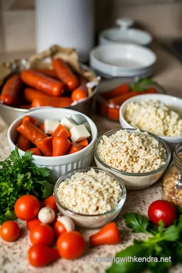 Stuffed Calabrese Peppers with Italian Sausage and Ricotta ingredients