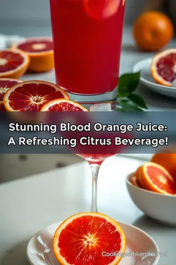 Stunning Blood Orange Juice: A Refreshing Citrus Beverage!