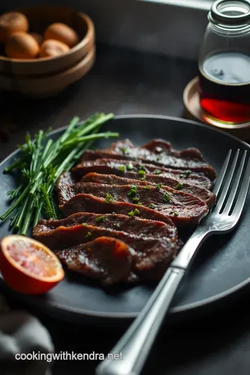 Succulent Minute Steak: A Quick and Flavorful Delight presentation