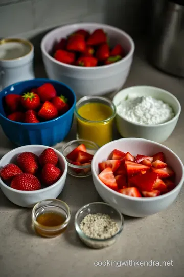 Sweet & Tangy Strawberry Compote: A Summer Delight ingredients
