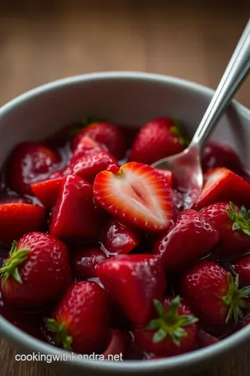 Sweet & Tangy Strawberry Compote: A Summer Delight presentation