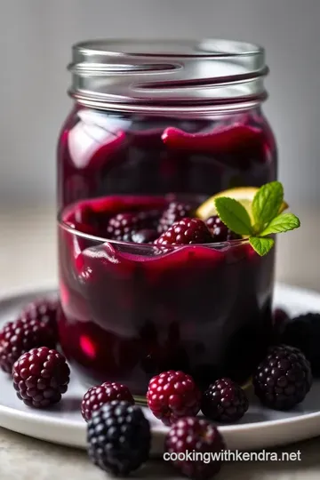 Sweet & Tart Mulberry Preserves: A Taste of Summer in a Jar presentation