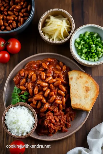 Three Bean Chili with Texas Tomato Melts ingredients