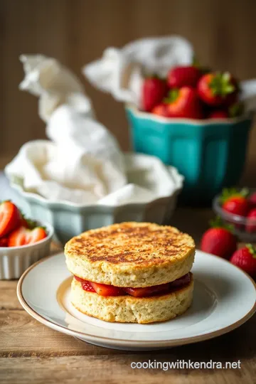 Strawberries Romanoff Muffins steps