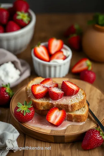 Toast Strawberries Romanoff Delightfully Sweet ingredients