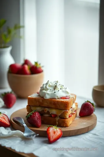 Toast Strawberries Romanoff Delightfully Sweet steps